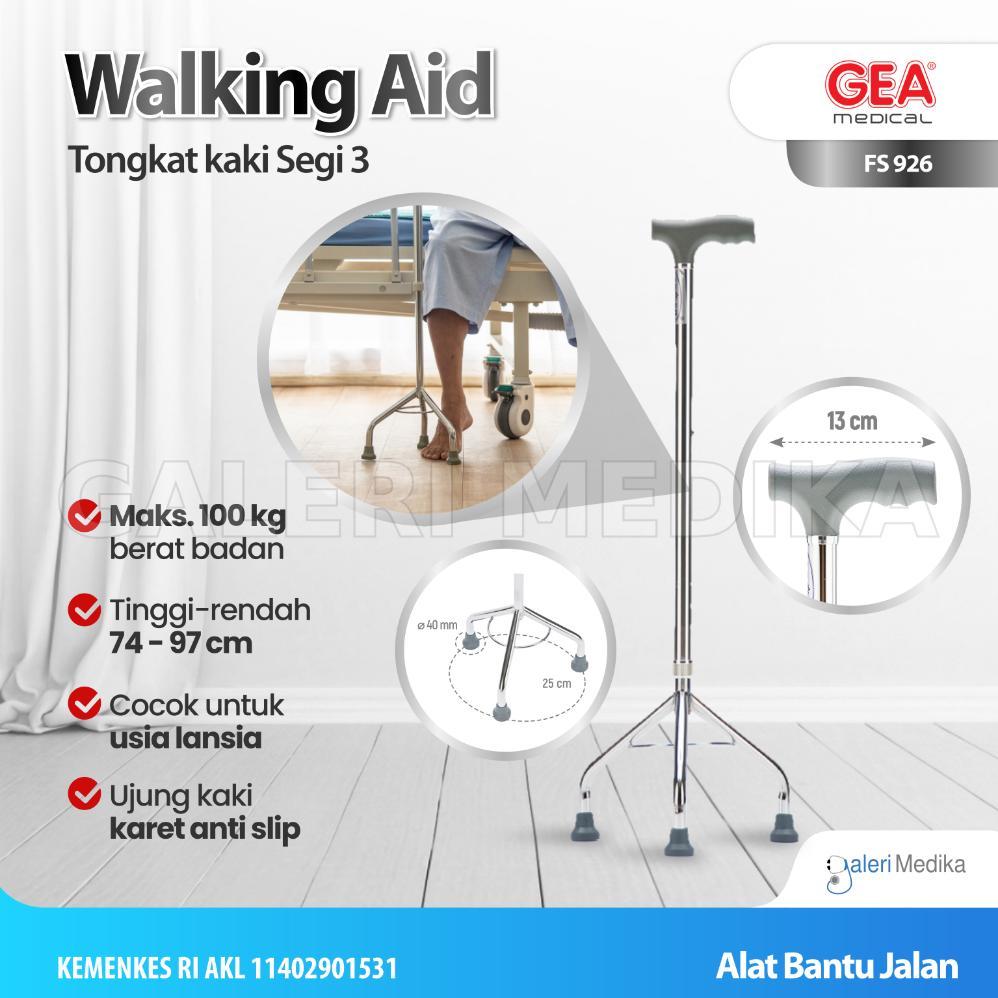 Tongkat Kaki 3 Alat Bantu Jalan / Tongkat Jalan Kaki 3 / Tongkat Jalan Lansia