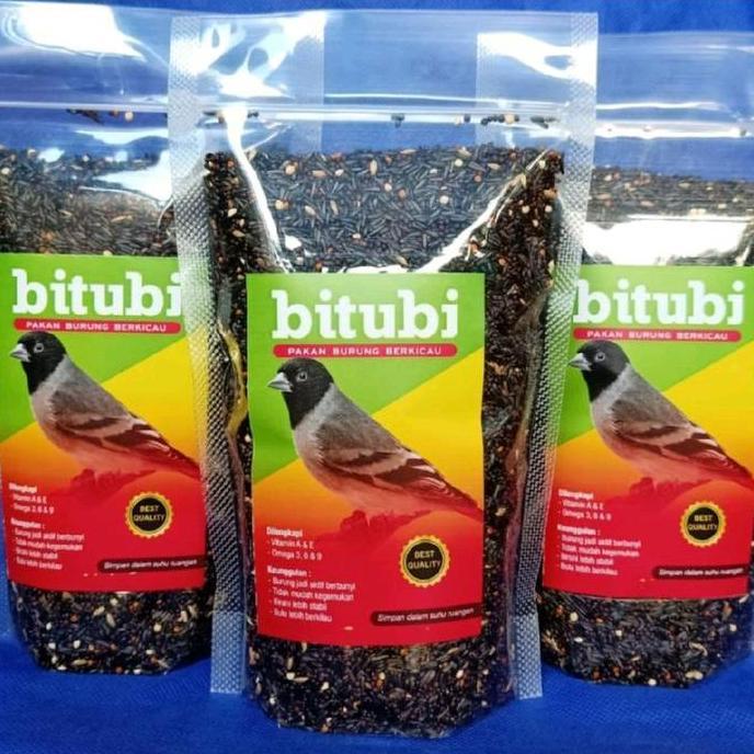 Fugl- Kemasan Ekonomis Pakan Burung Red Siskin Blackthroat Sanger Kenari