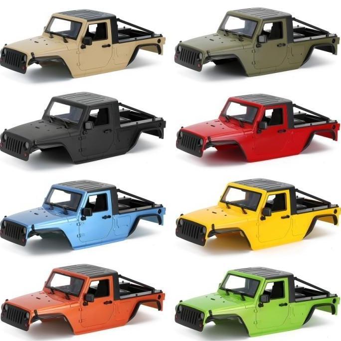 HARD BODY 1/10 PICKUP RUBICON WRANGLER WB 313MM RC ADVENTURE SCX10 RGT ORIGINAL DAN TERPERCAYA