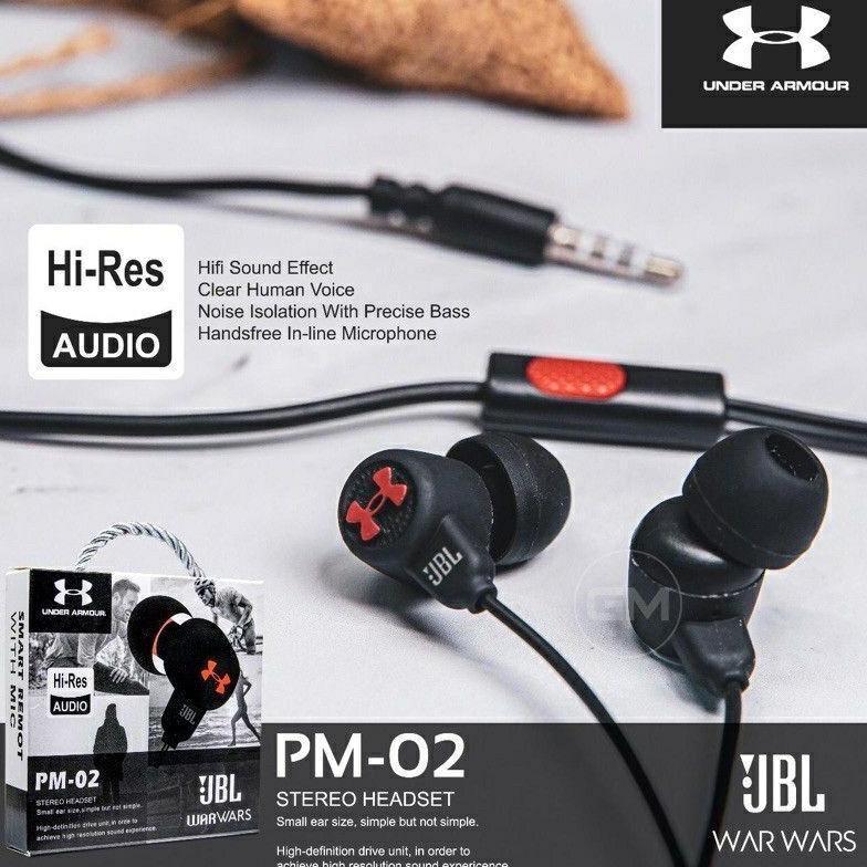 Hot Product <Promo> Jbl Pm-02 Ori Headset Hi-Res Audio Stereo Super Bass Ada Mic Bisa Buat Telp Earp