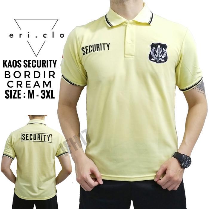 Bisa Cod - Kaos Polo Security , Kaos Security Terbaru Pria , Baju Security Satpam Pria