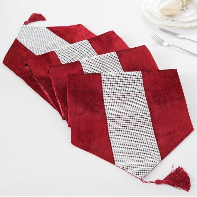 table runner imlek taplak meja imlek merah sincia