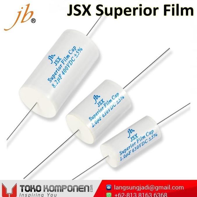 0.47UF 630V JB JSX SUPERIOR FILM MKP CAPACITOR KAPASITOR 0,47UF 630VDC READY