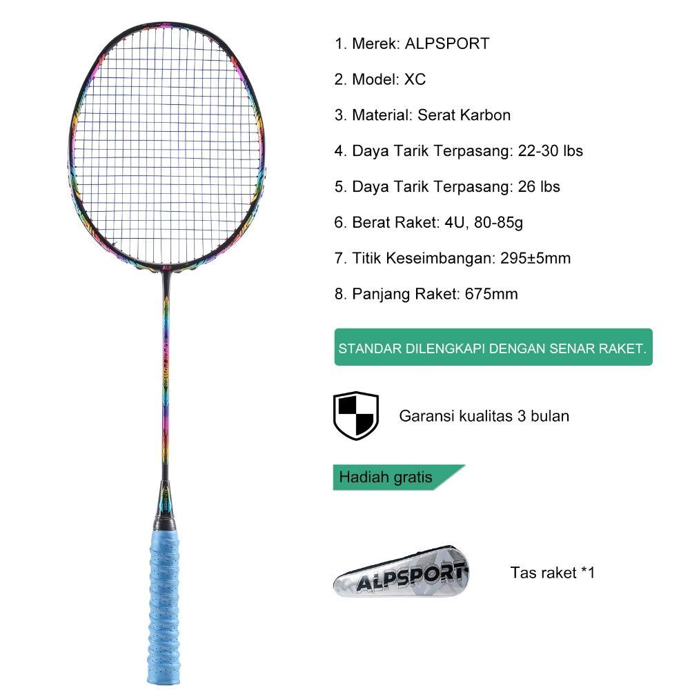 New Product Alpsport Xc Max 32Lbs Warna Gradien Bingkai Pelangi 4U 82G Sangat Ringan 100% Serat Karb