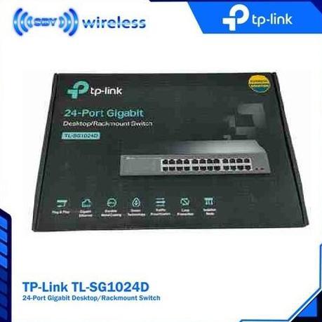 NEW TPLINK TL-SG1024D Switch Hub 24 Port Gigabit Unmanaged