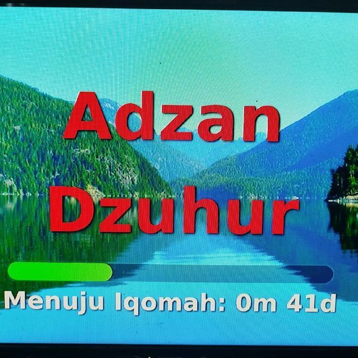 Jam Sholat TV Controller Jam Waktu Sholat TV - Jam Sholat Digital TV