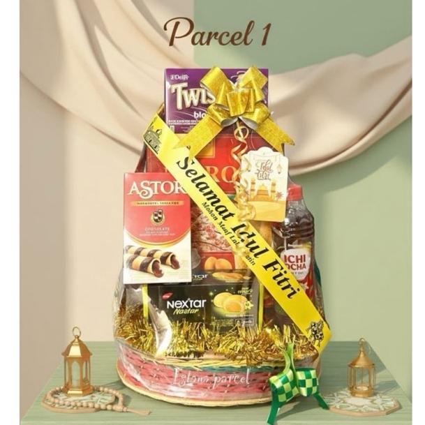 Unik Parcel Lebaran/Hampers Lebaran Isi Snack Dan Minuman