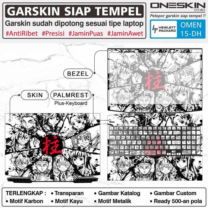Garskin Sticker Laptop HP Omen 15-dh dh0105tx dh0180tx dh1020tx Bening