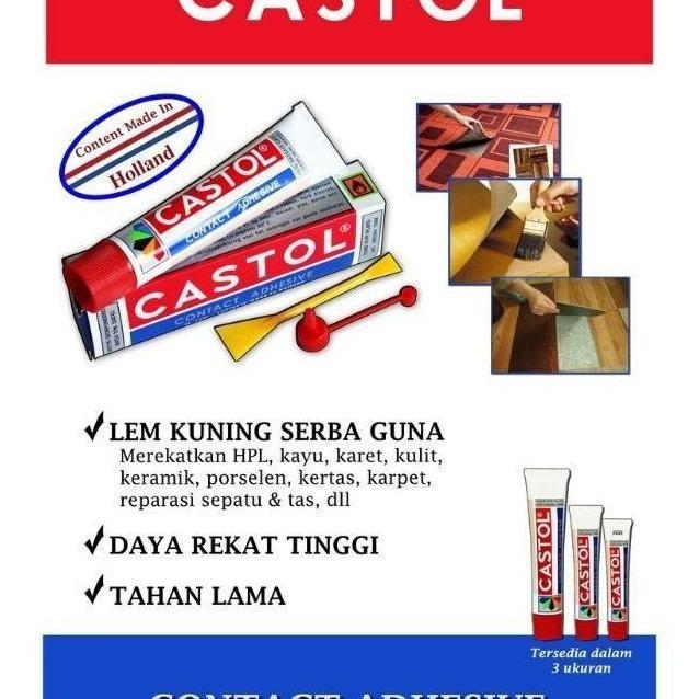 Flash Sale Terlaris (1 Lusin / 12 Pcs) Lem Castol Mini 14Cc - Lem Karet Lem Sepatu Dll Grosir
