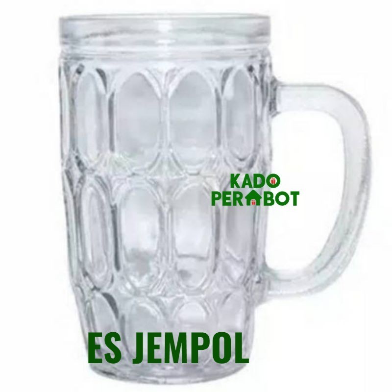 (Khusus Instant/Sameday) Gelas Kaca Es - Gelas Es - Gelas Teh - Gelas Es Teh Manis - Gelas Warteg - 