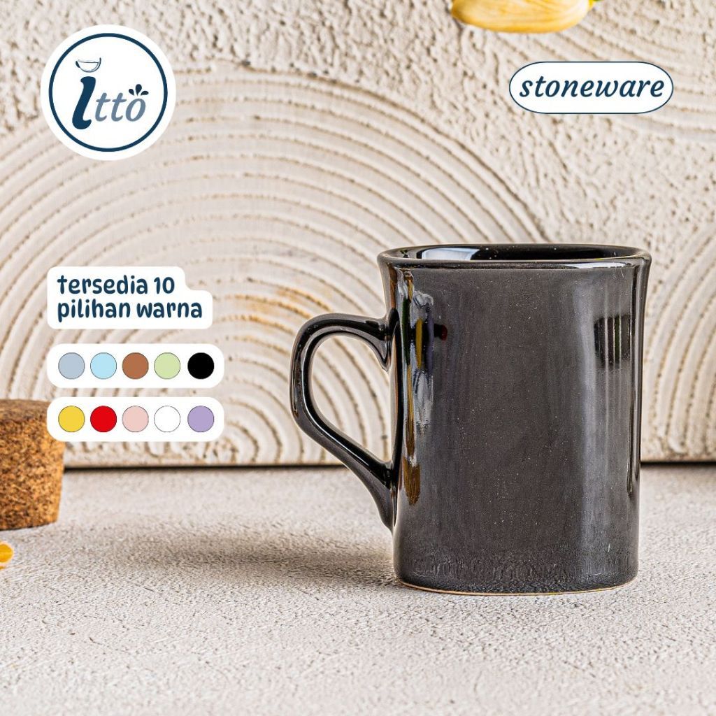 Gelas Nescafe 250Ml Stoneware Keramik