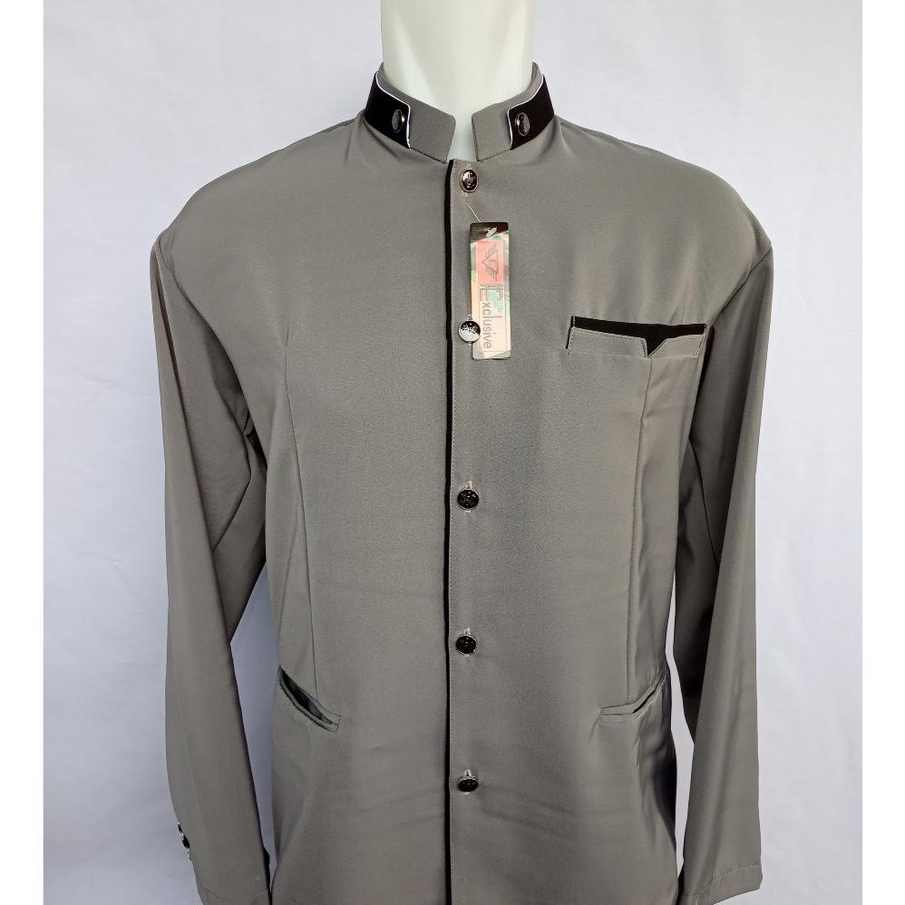 BRENIADYA JASKO JAS KOKO LIS POLOS KOMBINASI  TERLARIS JASKO ABU TUA LIS HITAM PUTIH KUNING MERAH BI