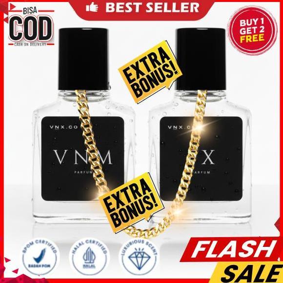 [ DAPAT 3 ] 2 VNX EXTRAIT DE PARFUM + 1 BONUS KALUNG | WANGI TAHAN LAMA FRESH ELEGAN MEWAH MANIS KES