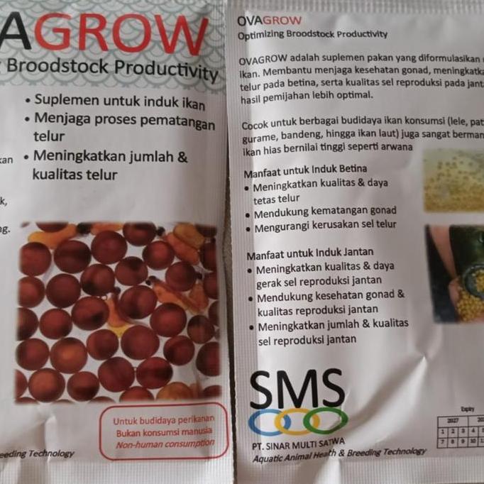 Sakana- Ovagrow 100 Gram / Vitamin E Untuk Indukan Ikan
