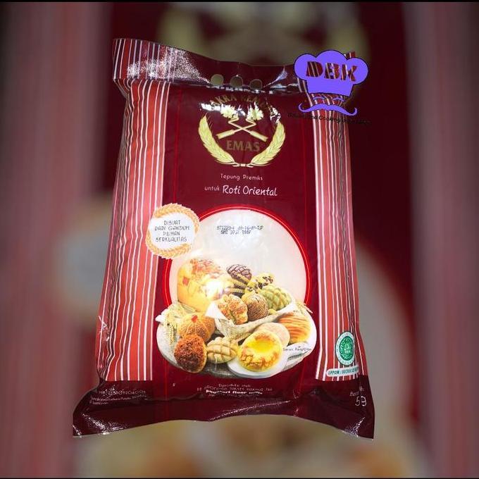 TEPUNG CAKRA KEMBAR EMAS ROTI ORIENTAL 5KG CAKRA MAS PREMIUM