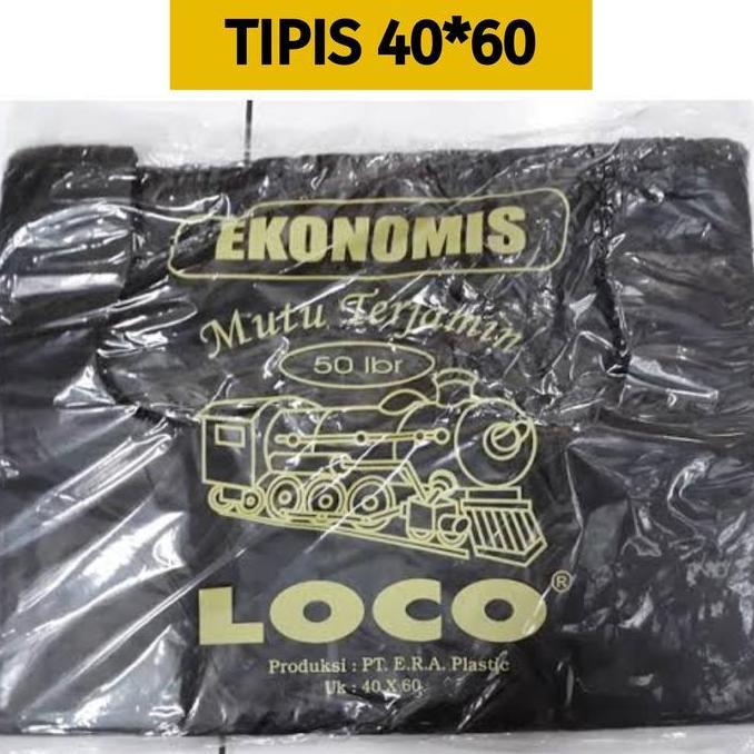 Iyakirim- Kantong Plastik Kresek Loco Ekonomis 40*60/Kantong Kresek Loco Tipis