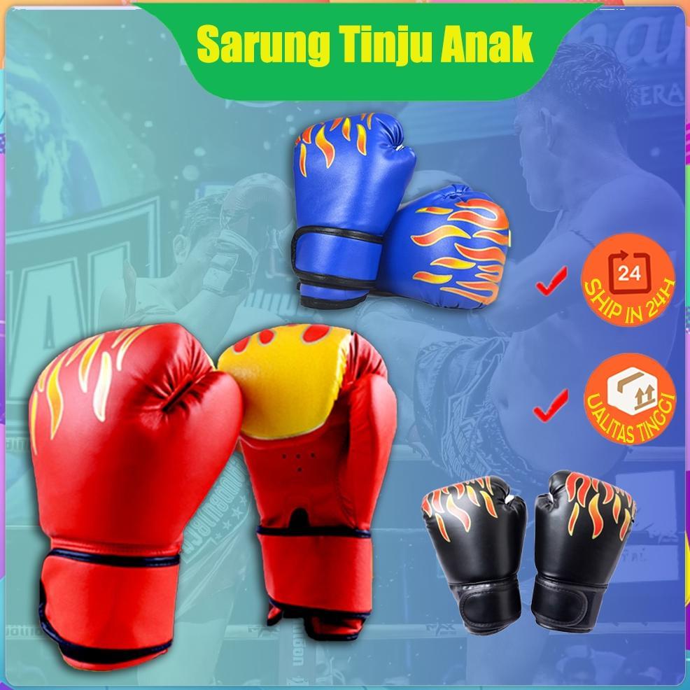 Sarung Tangan Tinju Anak / Boxing Gloves Kids / Peralatan Pelatihan Tinju Anak - 6Oz