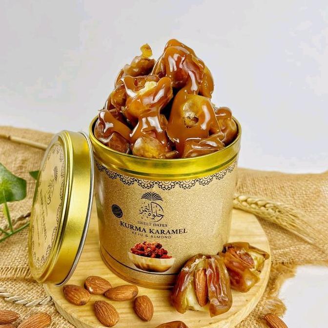 kurma karamel almond keju 500gr TS