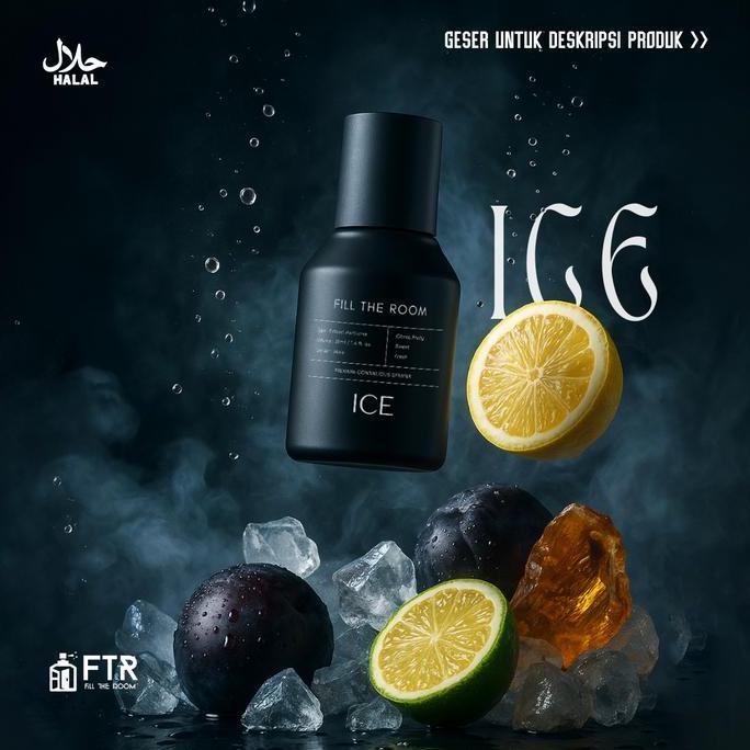 FTR ICE Series Extrait De Parfum 100ML - 35ML - Parfum Pria Wangi Tahan Lama - Long Lasting - Extrai