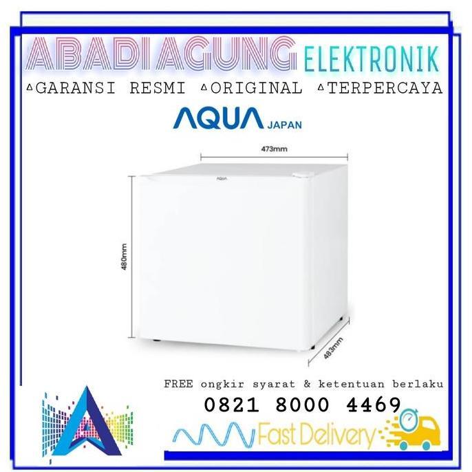 AQUA JAPAN AQRD50F - KULKAS PORTABLE 47L AQUA JAPAN AQR-D50F W S DS