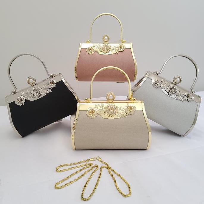 TERBARU - FARNELL - Tas Kondangan Ukuran Besar Clutch Pesta Wanita Diamond 2925/2930/2938 Mewah
