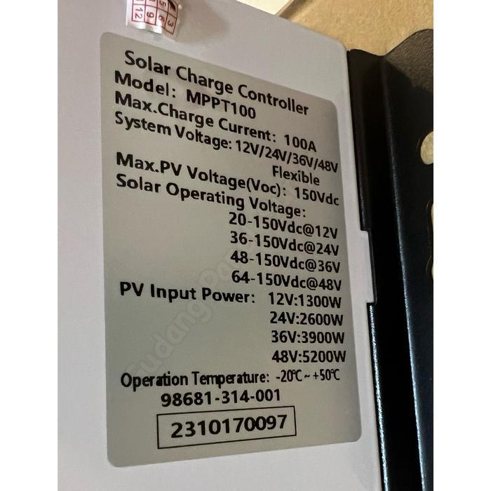 Samoto MPPT Solar Charger Controller 100A SCC Samoto MPPT100A