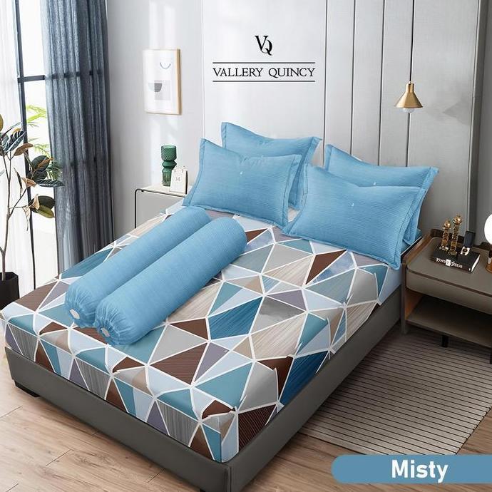 Sprei Vallery Quincy 180X200 / Seprai Vallery Quincy 160X200, 200X200 Premium
