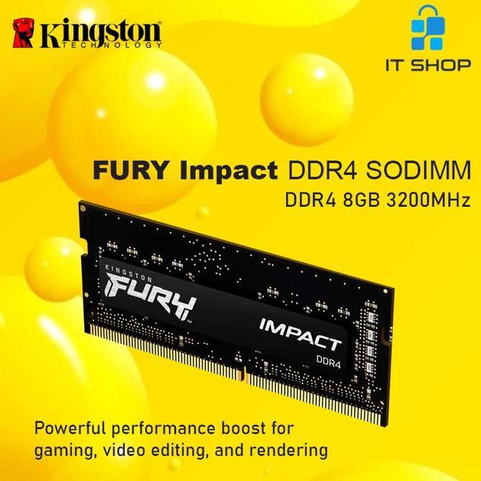 Kingston HyperX Impact DDR4 SODIMM 8GB - 3200