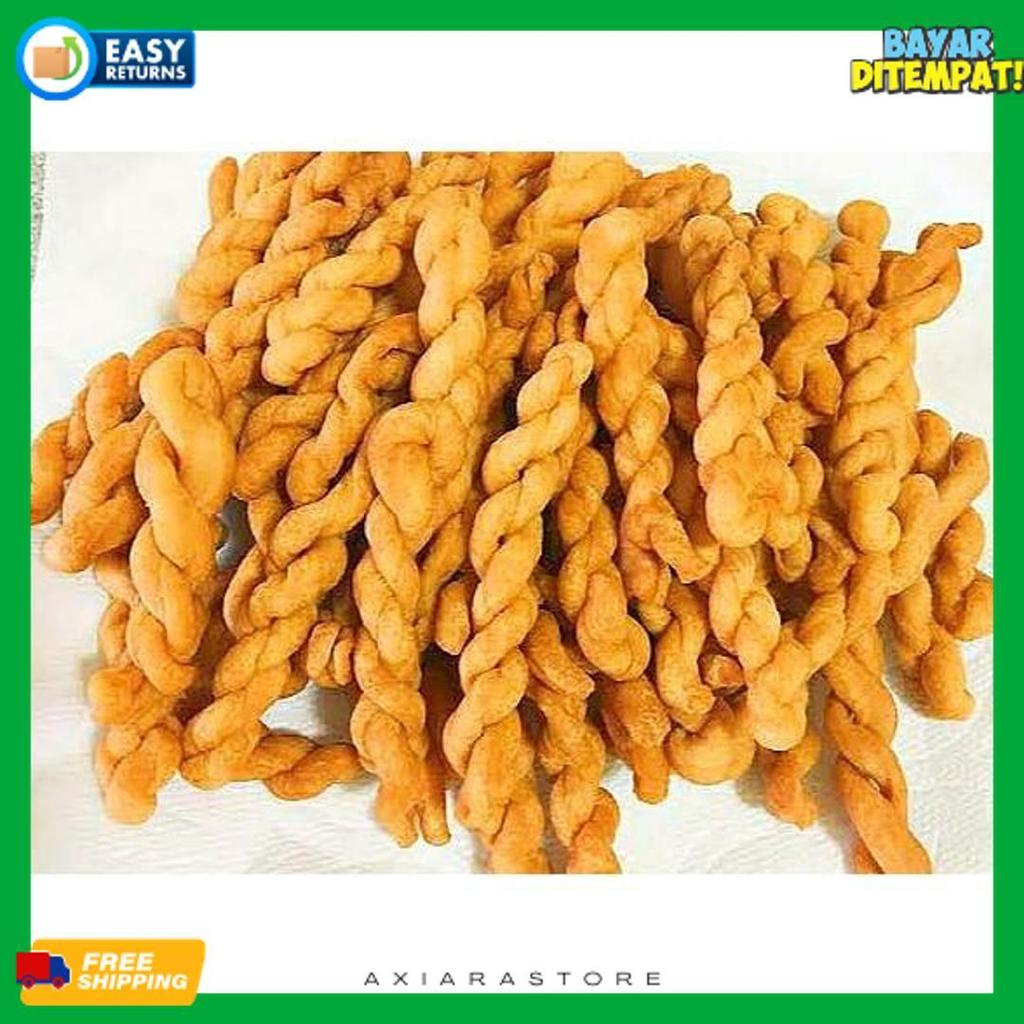 Berkualitas 1Kg Kue Tambang Manis Kue Tambang Untir Kue Tambang Banjarmasin Kue Lebaran Kue Jadul Ku