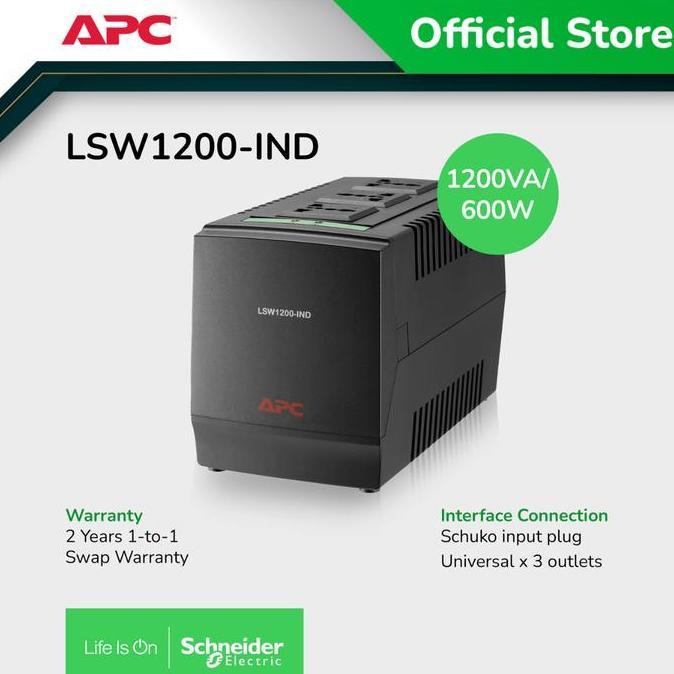 Stabilizer APC 1200VA LSW1200-IND APC