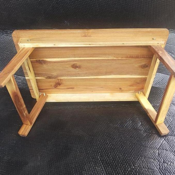 Meja lesehan lipat full kayu jati //meja belajar lipat jumbo