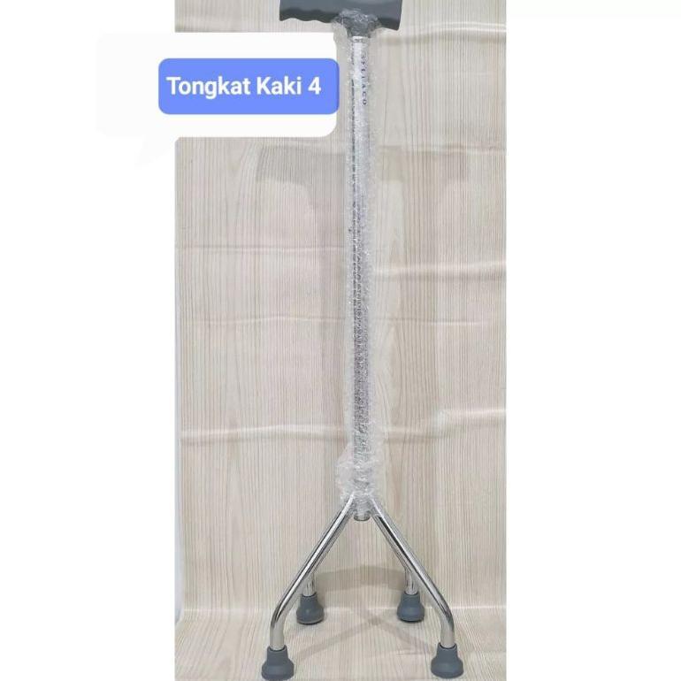 Tongkat Kaki 4 Sellaco Adjustable Tongkat Orang Tua Tongkat Jalan