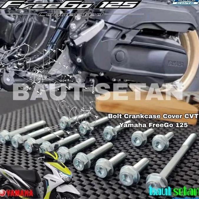 Baut Set Yamaha Baut Set Yamaha Freego Paket 125 Mode Dua