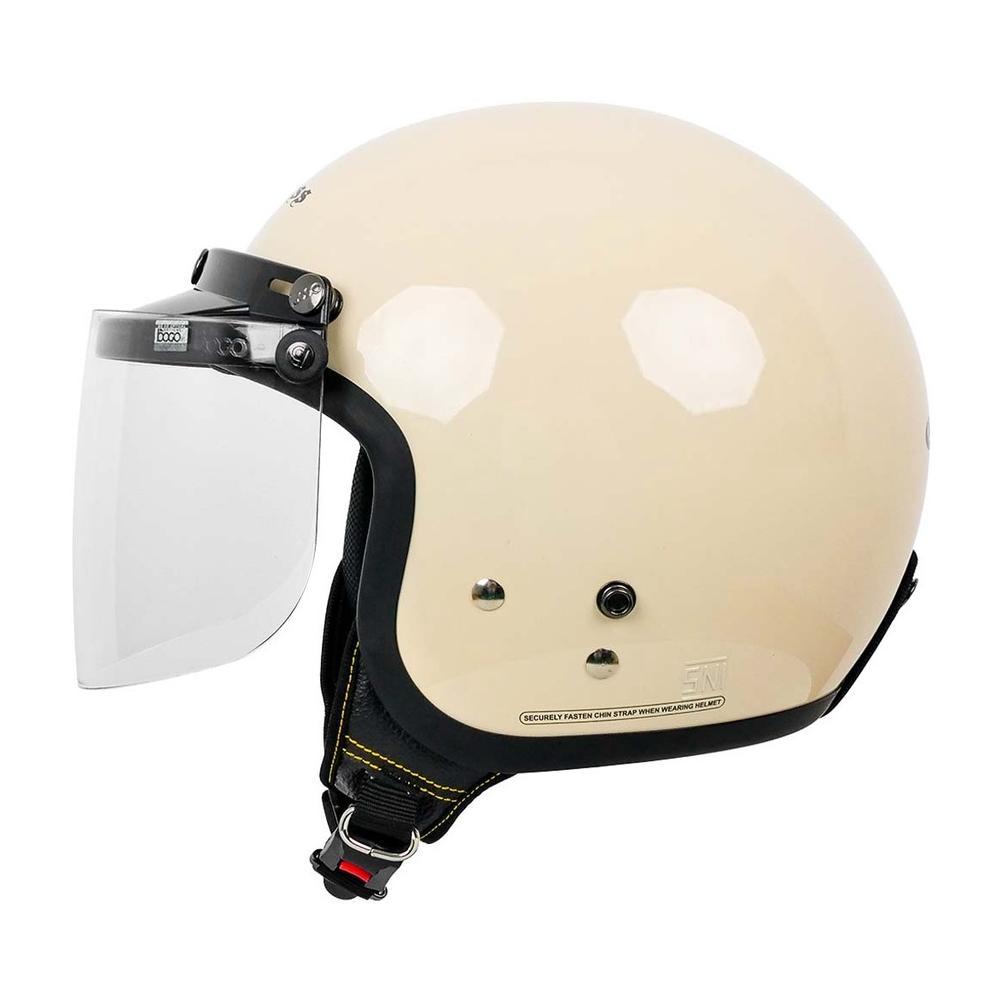 PROMO TERBARU HELM CARGLOSS PREMIUM SNI + KACA DATAR INJAK ORI