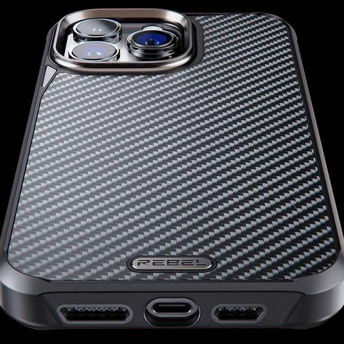 PHONE REBEL GEN5 Rebel Black Case for iPhone 15 ProMax