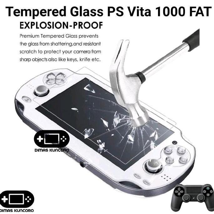 TERLARIS TEMPERED GLASS PS VITA 1 FAT ANTI GORES SCREEN GUARD LCD PROTECTOR PS VITA 1 FAT