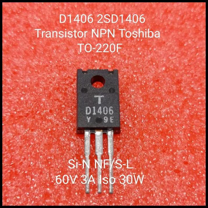 TERLARIS D1406 2SD1406 TRANSISTOR NPN TOSHIBA 