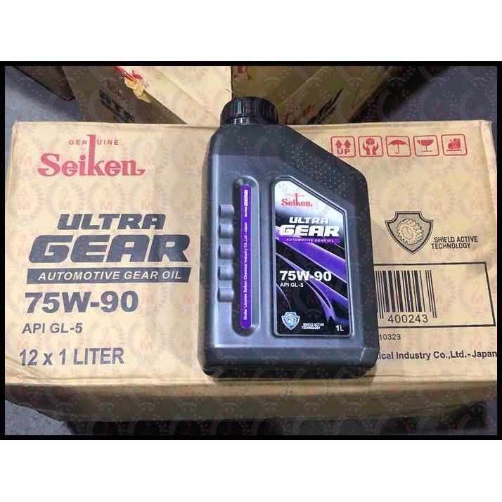 GRATIS ONGKIR OLI GARDAN TRANSMISI MANUAL SEIKEN ULTRA GEAR 75W-90 API GL-5 75W90 