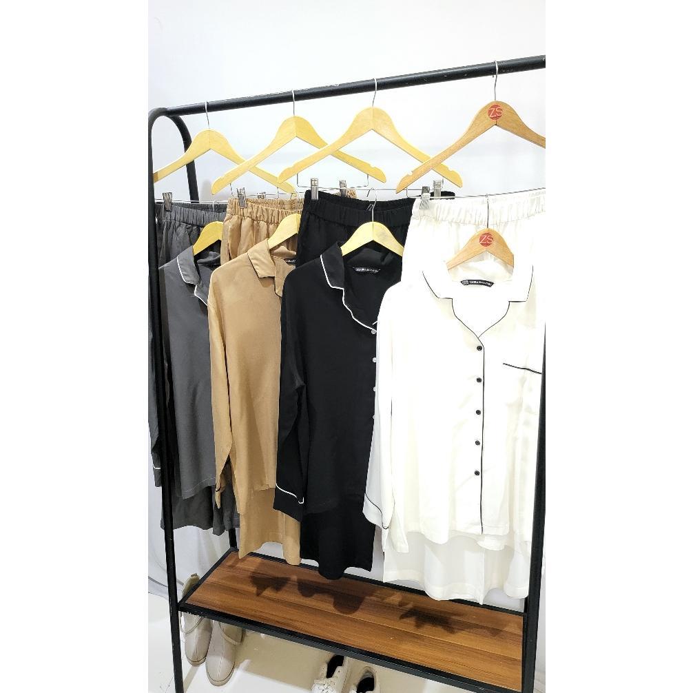 big sale setelan baju tidur piyama couple pasangan bunda ayah fit l- xxl lezahrasignature piama leng