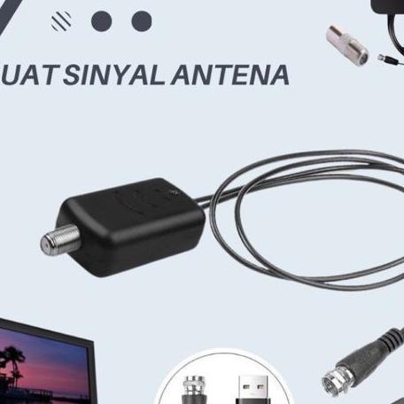 Boster Penguat Sinyal Tv Digital Booster Antena Tv Digital Taffware
