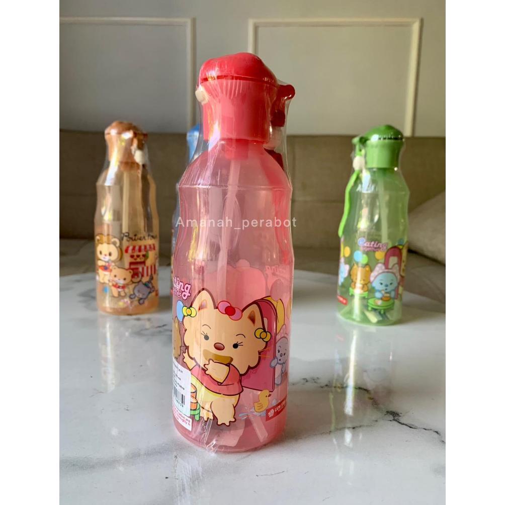 Botol Minum Anak Borol Minum Sedotan 450ml Tynos Botol Minum Lionstar Food Grade