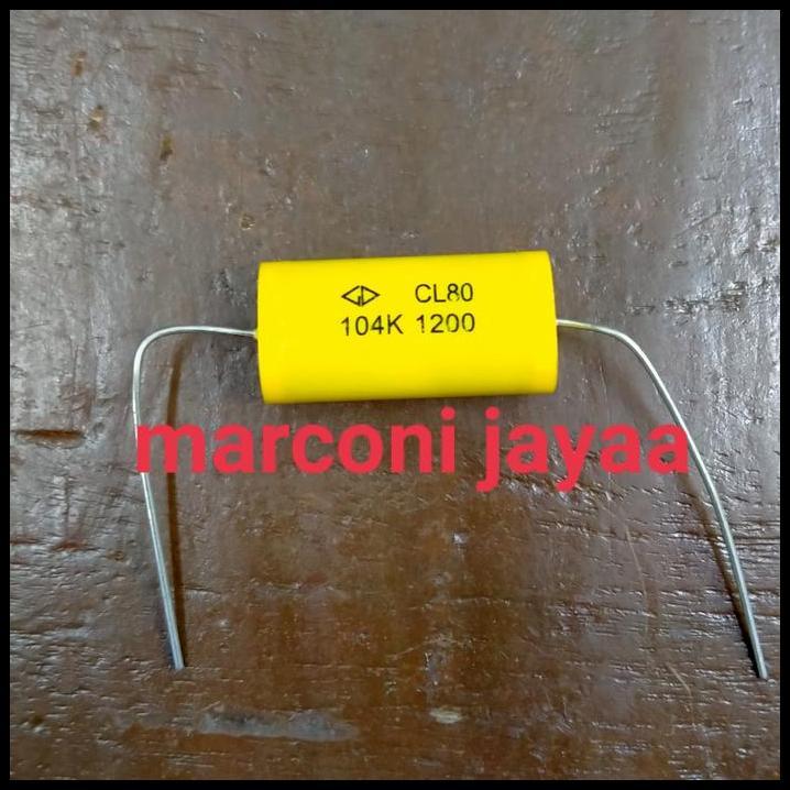 TERLARIS KAPASITOR AXIAL 104K 1200VOLT 