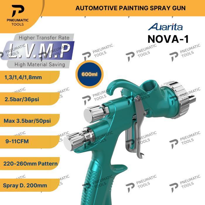 Spray Gun AUARITA NOVA-1 LVMP - Automotive Painting Spray Gun