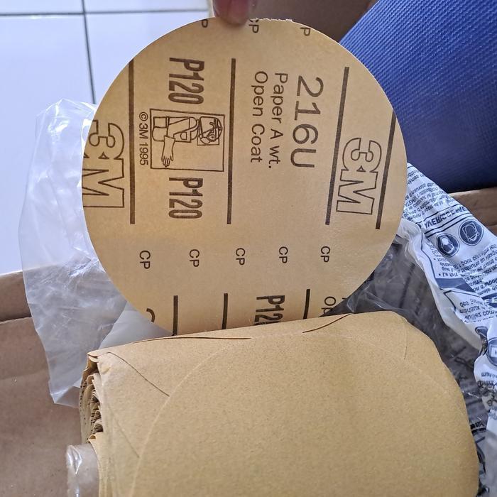 3M Stikit Gold Paper Disc Roll 216U ,(P120)