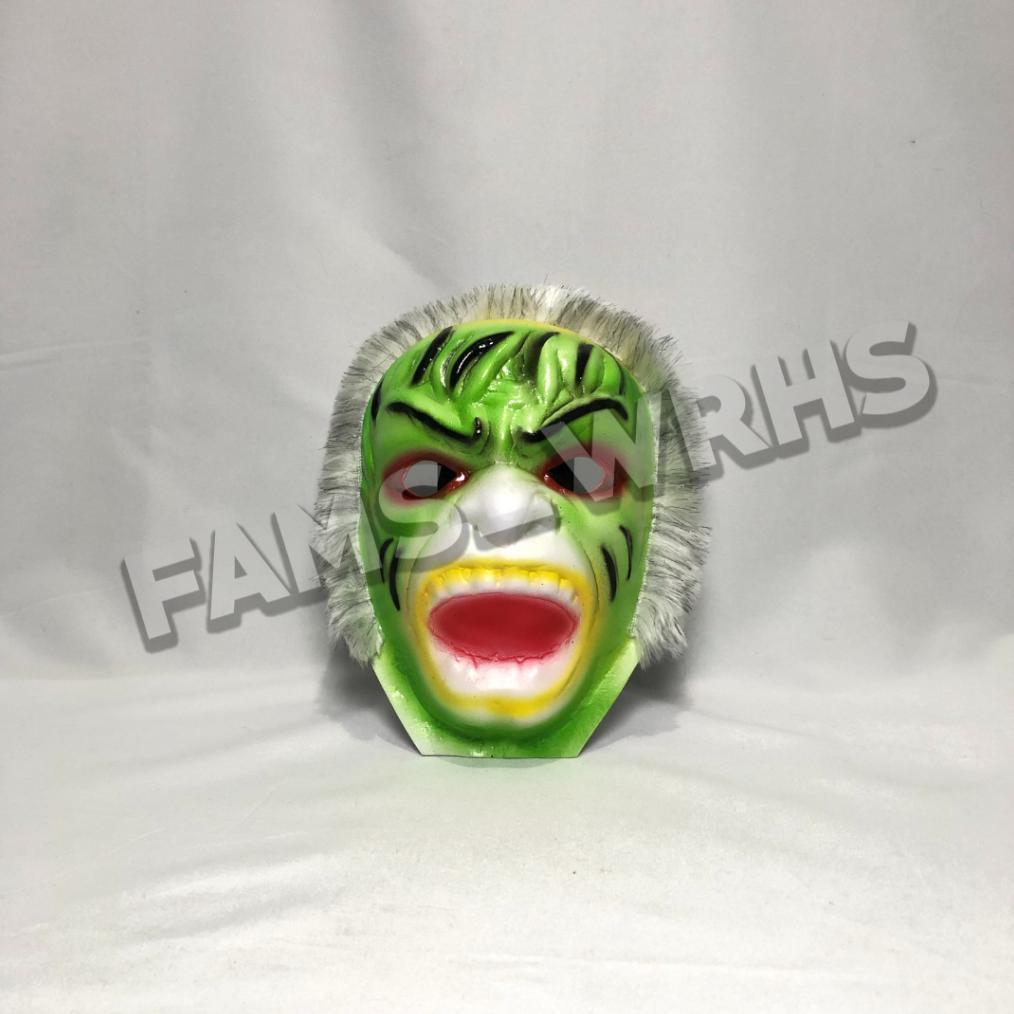 Topeng Hanoman Hijau Spons Topeng Hulk Topeng Anoman Topeng Anak Fm -04