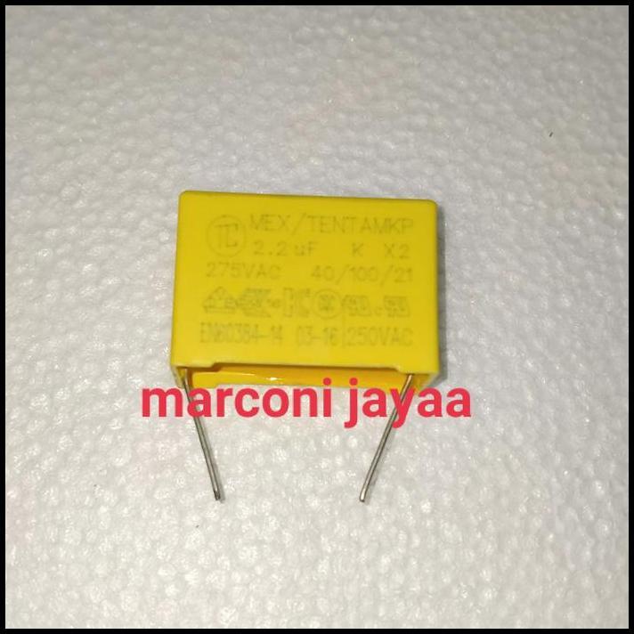 GRATIS ONGKIR KAPASITOR MKP 2,2UF 275VAC 30X20X12 