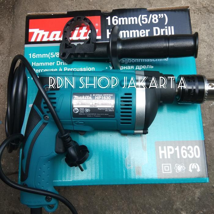 mesin bor makita 16 mm 5.8 INCH hp 1630 Hammer drill Original Makita