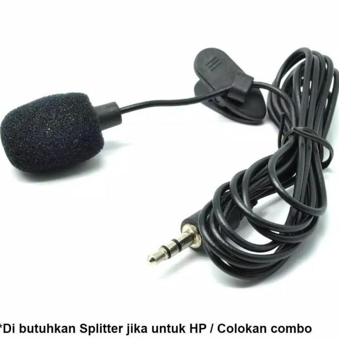 MIC EXTERNAL MIC HP LAPTOP HANDPHONE KOMPUTER 3,5 M EKSTERNAL