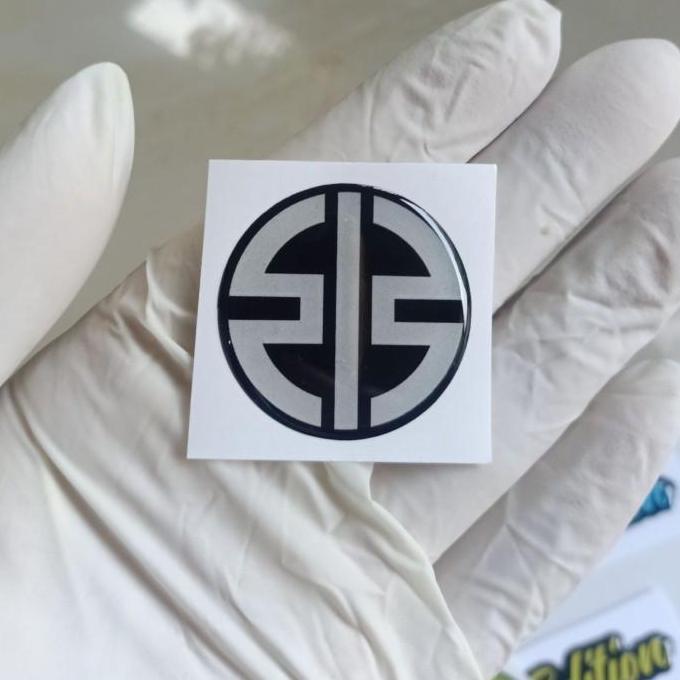 Stiker logo kawasaki H2 H2R emblem resin lentur