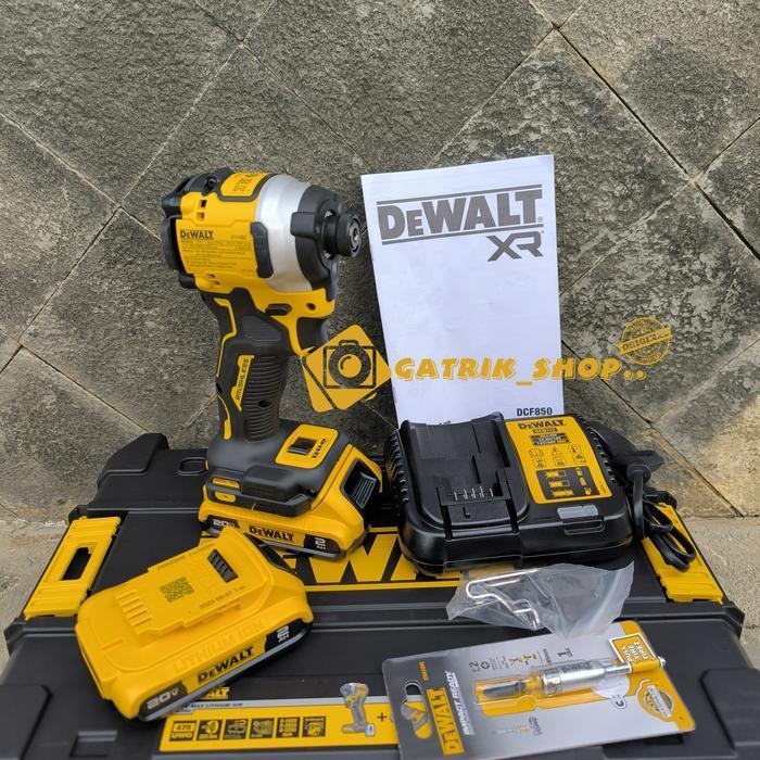 Dewalt DCF850 Impact Driver Baterai Dewalt DCF 850 20V Cordless Batere